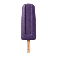 Blueberry pop from Popbar, a suggested pairing