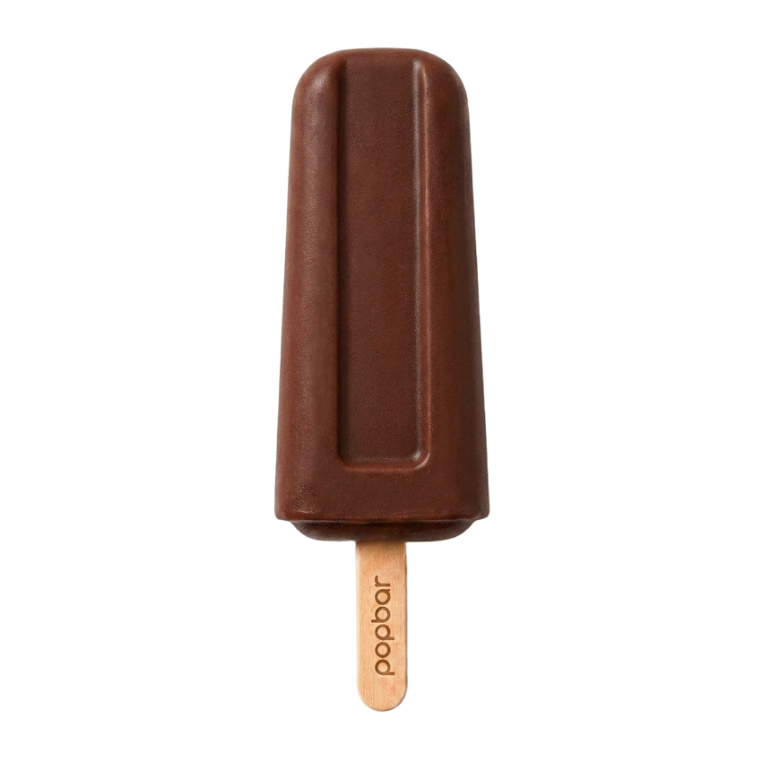 Chocolate (Vegan) sorbetto pop on a stick from Popbar, hand-crafted in New York City
