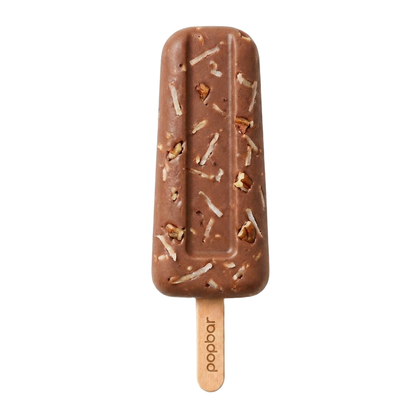 German Chocolate Cake gelato pop on a stick from Popbar, hand-crafted in New York City
