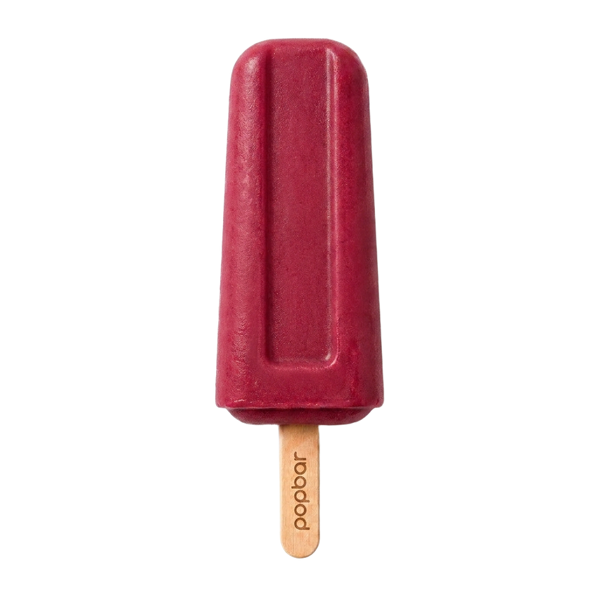 Hibiscus sorbetto pop on a stick from Popbar, hand-crafted in New York City
