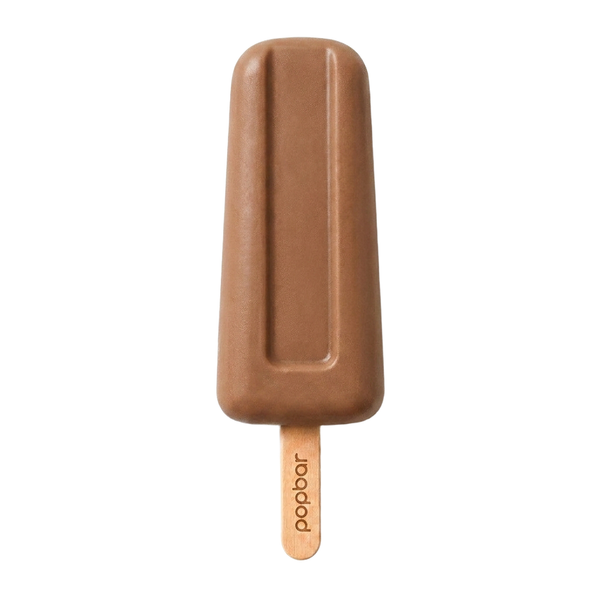 Mocha gelato pop on a stick from Popbar, hand-crafted in New York City