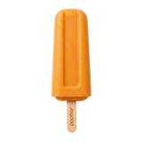 Orange sorbetto pop on a stick from Popbar, hand-crafted in New York City