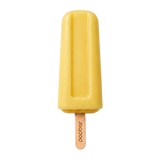 Peach sorbetto pop on a stick from Popbar, hand-crafted in New York City