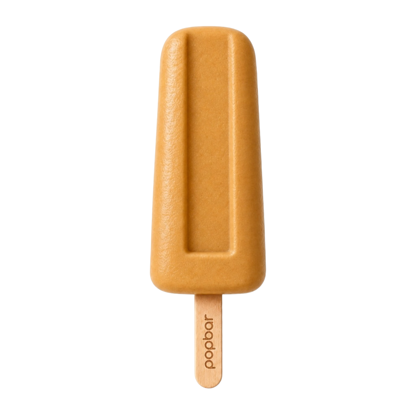 Peanut Butter gelato pop on a stick from Popbar, hand-crafted in New York City