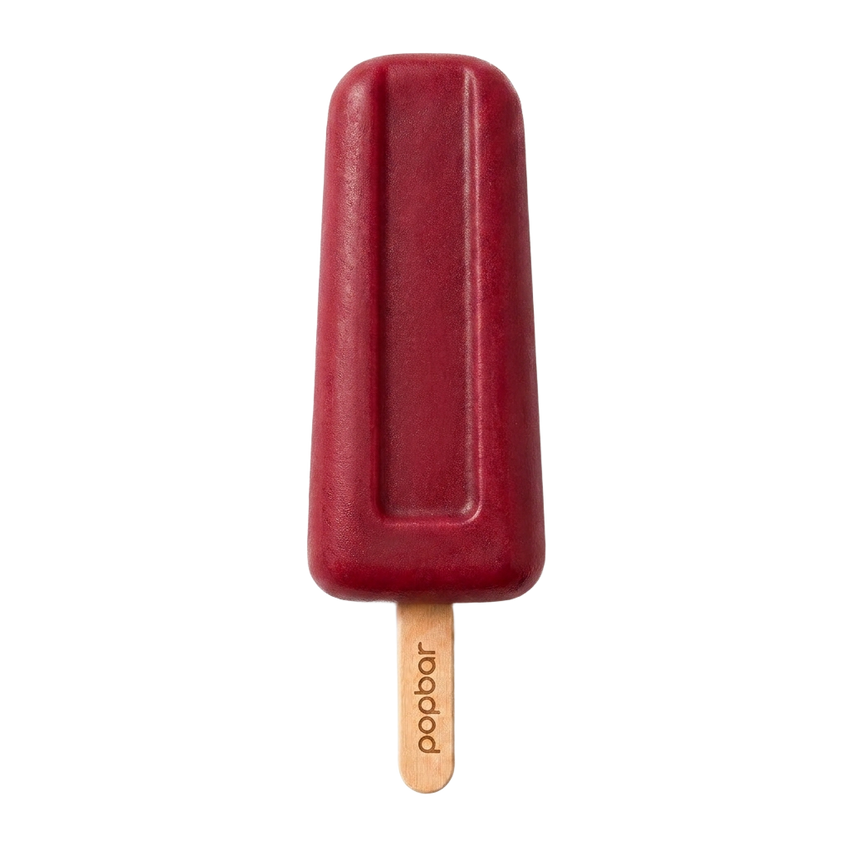 Pomegranate sorbetto pop on a stick from Popbar, hand-crafted in New York City