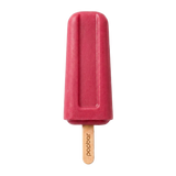 Raspberry sorbetto pop on a stick from Popbar, hand-crafted in New York City