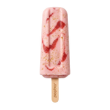 Strawberry Cheesecake gelato pop on a stick from Popbar, hand-crafted in New York City
