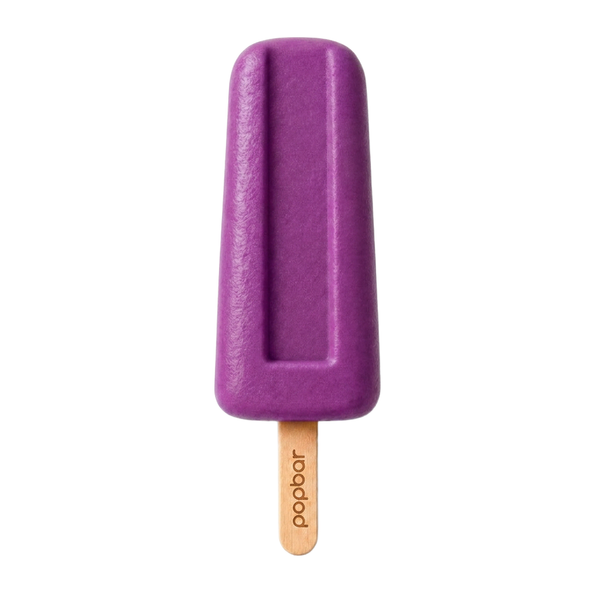 Ube / Taro gelato pop on a stick from Popbar, hand-crafted in New York City