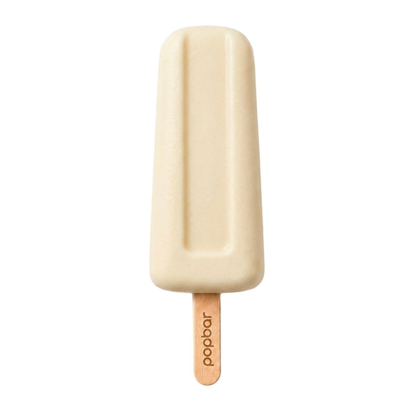 Vanilla gelato pop on a stick from Popbar, hand-crafted in New York City